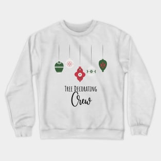 Tree Decorating Crew – Red Center Crewneck Sweatshirt